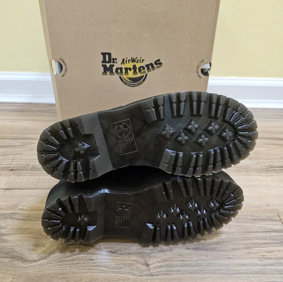 Dr. Martens Jadon Hinge Buckle Leather Platform Boots - Picture 8 of 15